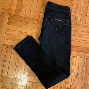 Hudson Jeans sz 27 stretch denim-2 button zip fly